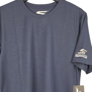 Skechers Performance T-Shirt Mens Large Blue Performance Athletic Tee NWT